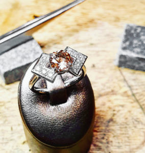 Bague fabriquée par Julien Guimon - Gjoaillerie